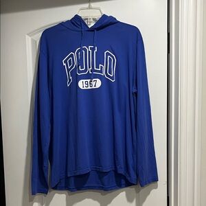 Polo by Ralph Lauren Blue Long Sleeve Tshirt Hoodie